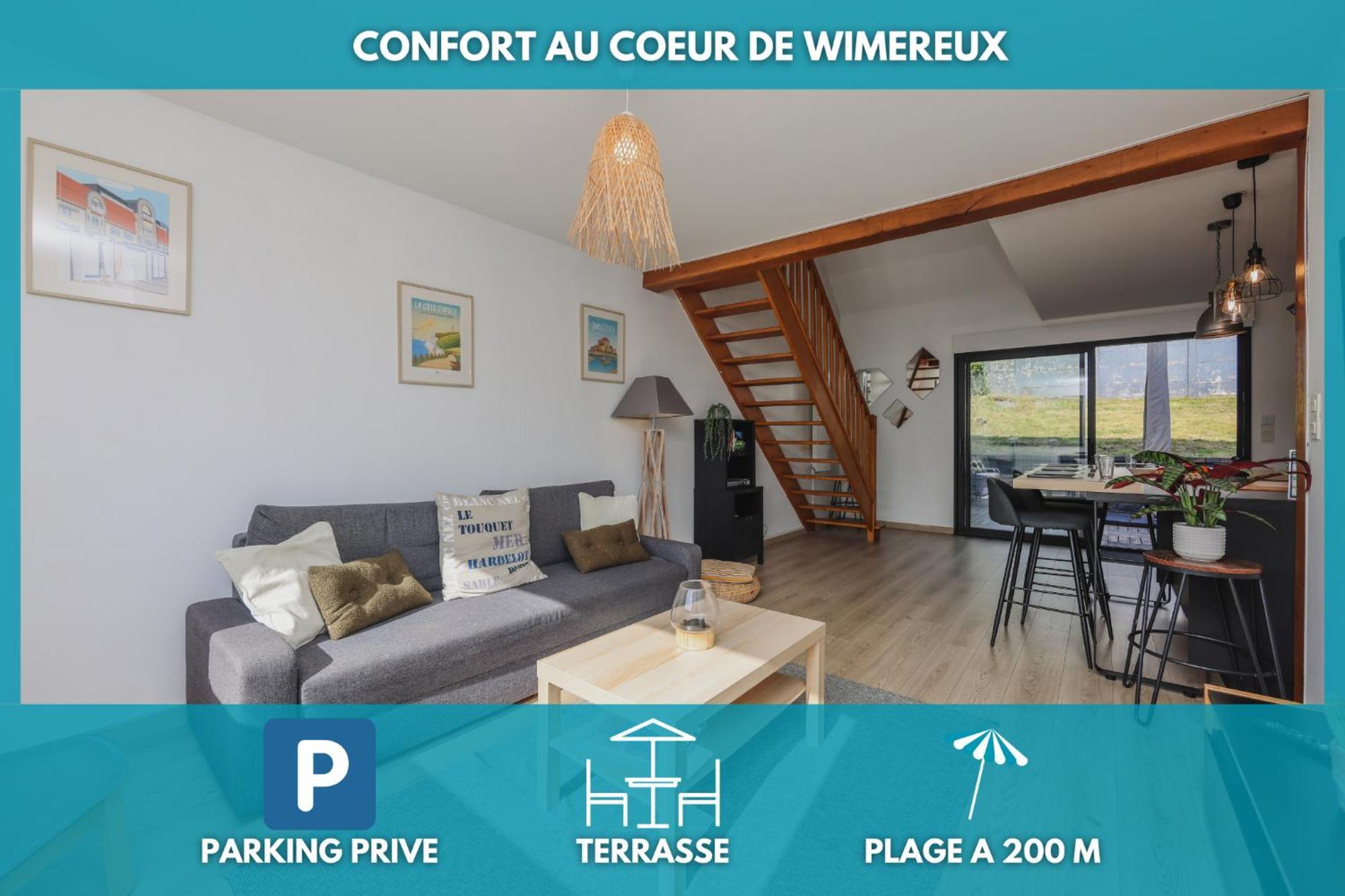 La Marine, Maison En Plein Coeur De Wimereux Exteriör bild